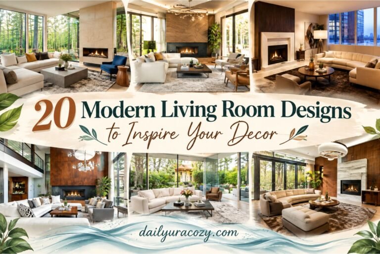 20 Modern Living Room Designs to Inspire Your Decor 