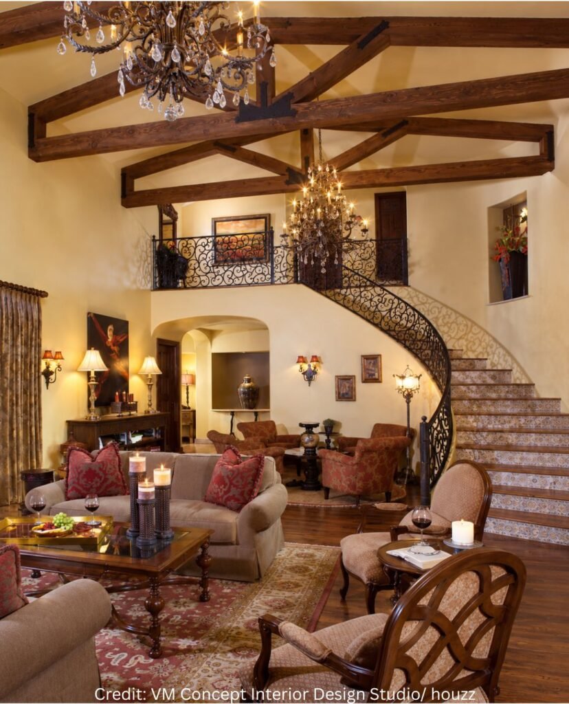 Arched Architectural Fireplace Feature