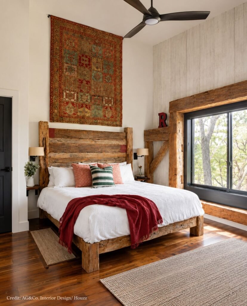 Reclaimed Beam Ceiling