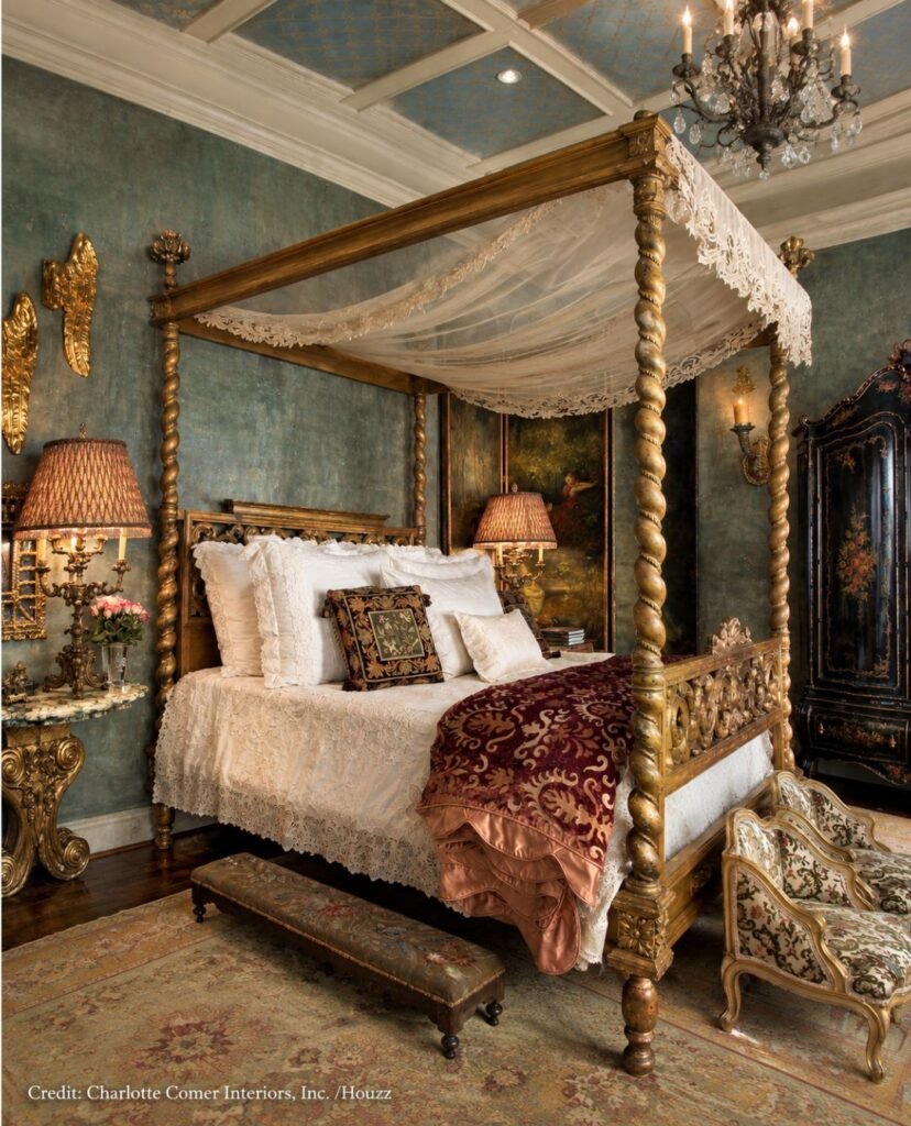 Bed With Silver