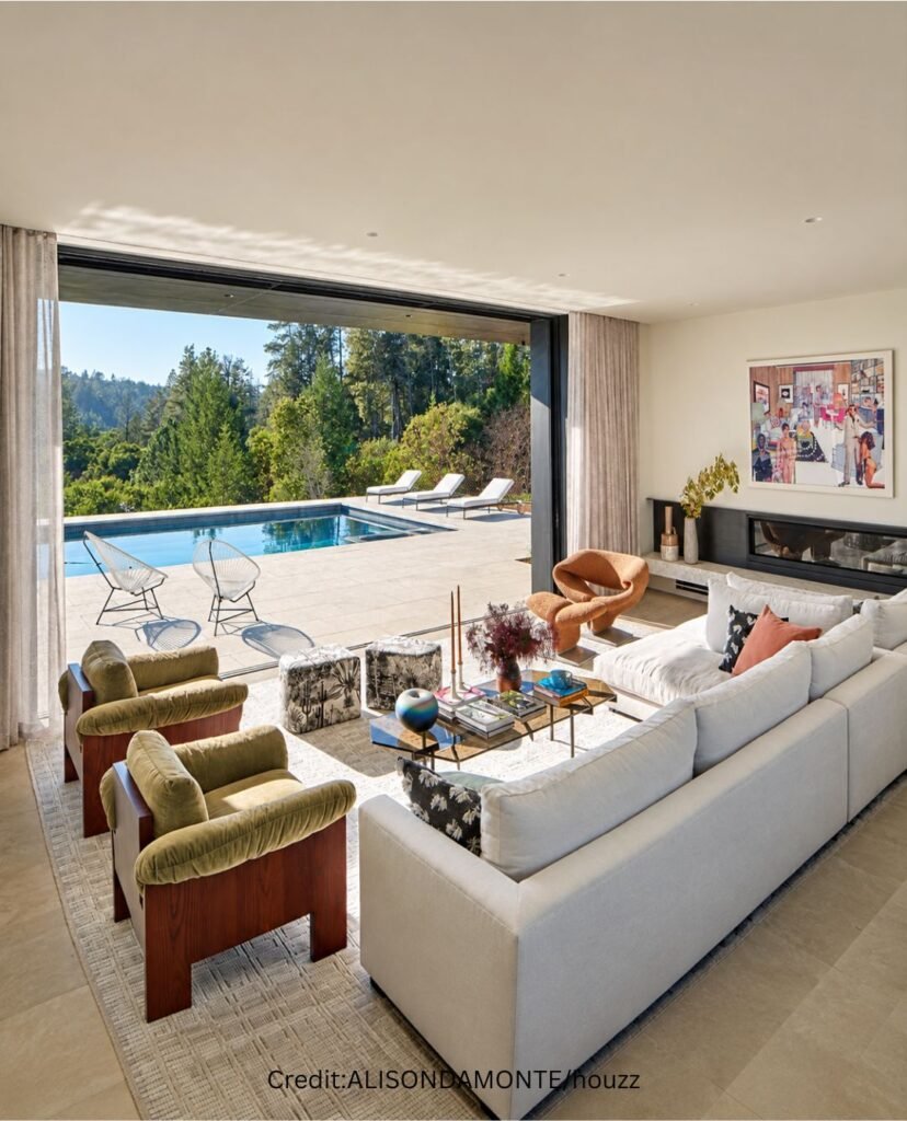 Beige Open Plan Interior