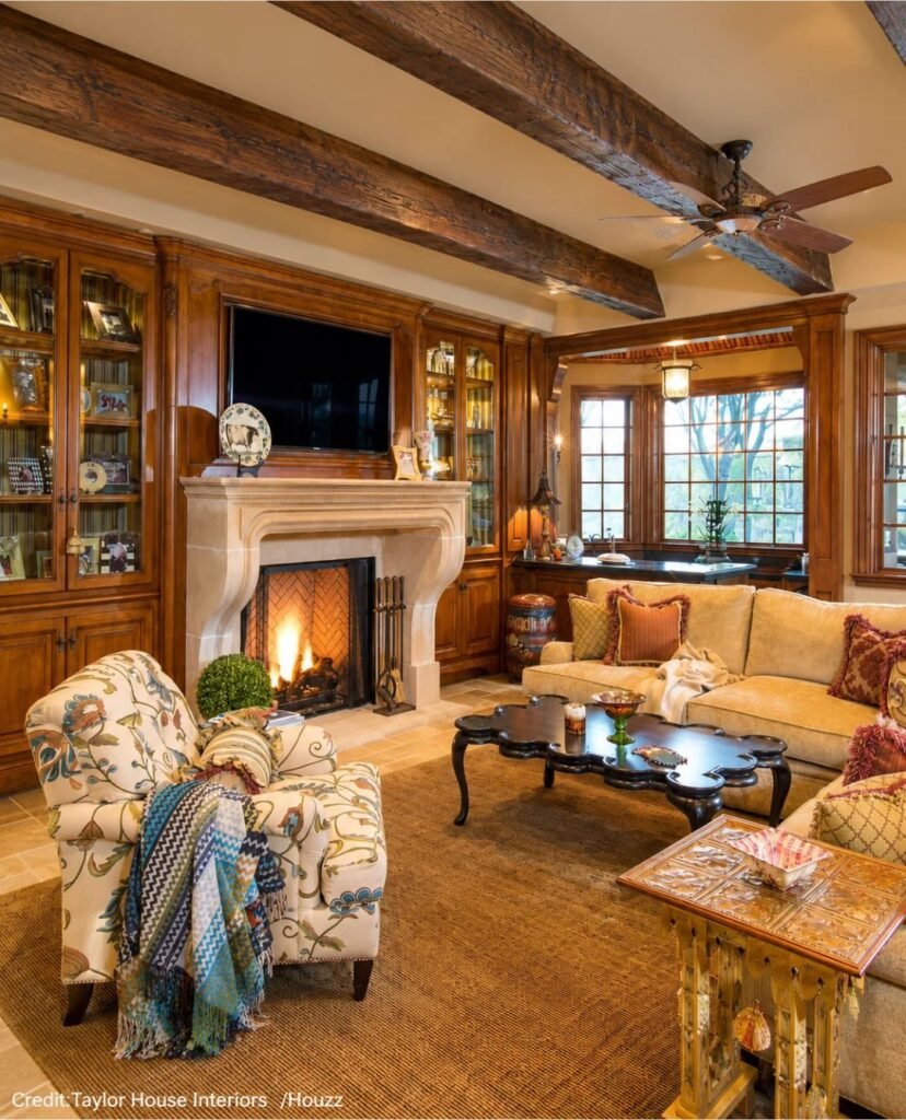 Burnt Orange Seating Accents