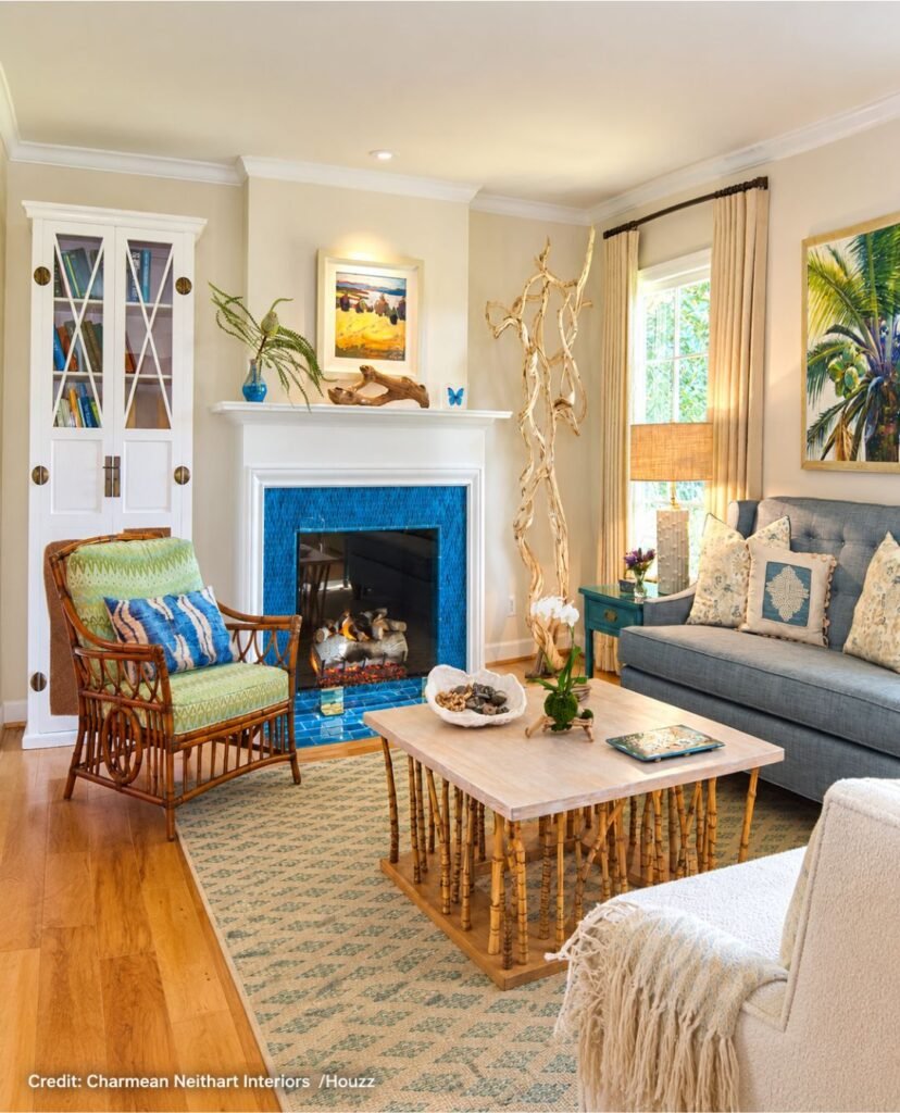 Casual Linen Seating Arrangement