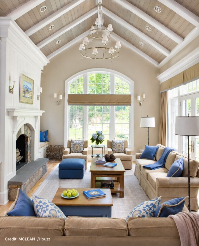 Classic Blue Painted Walls