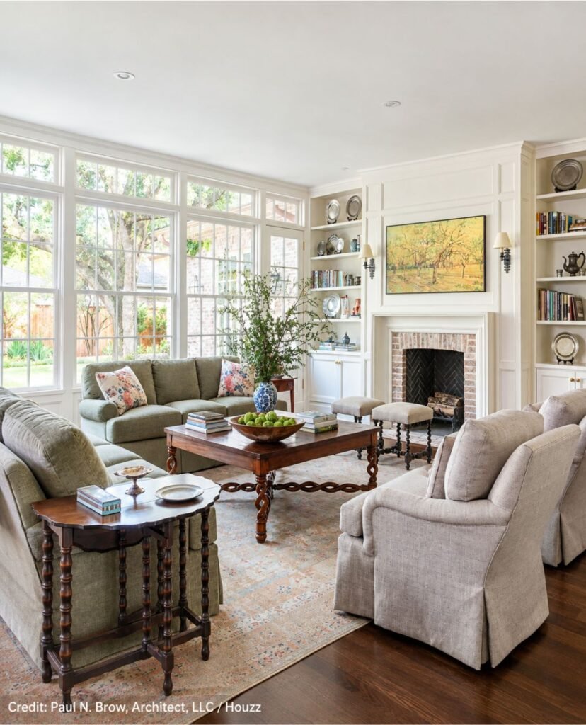 Classic Curved Armchair Pair
