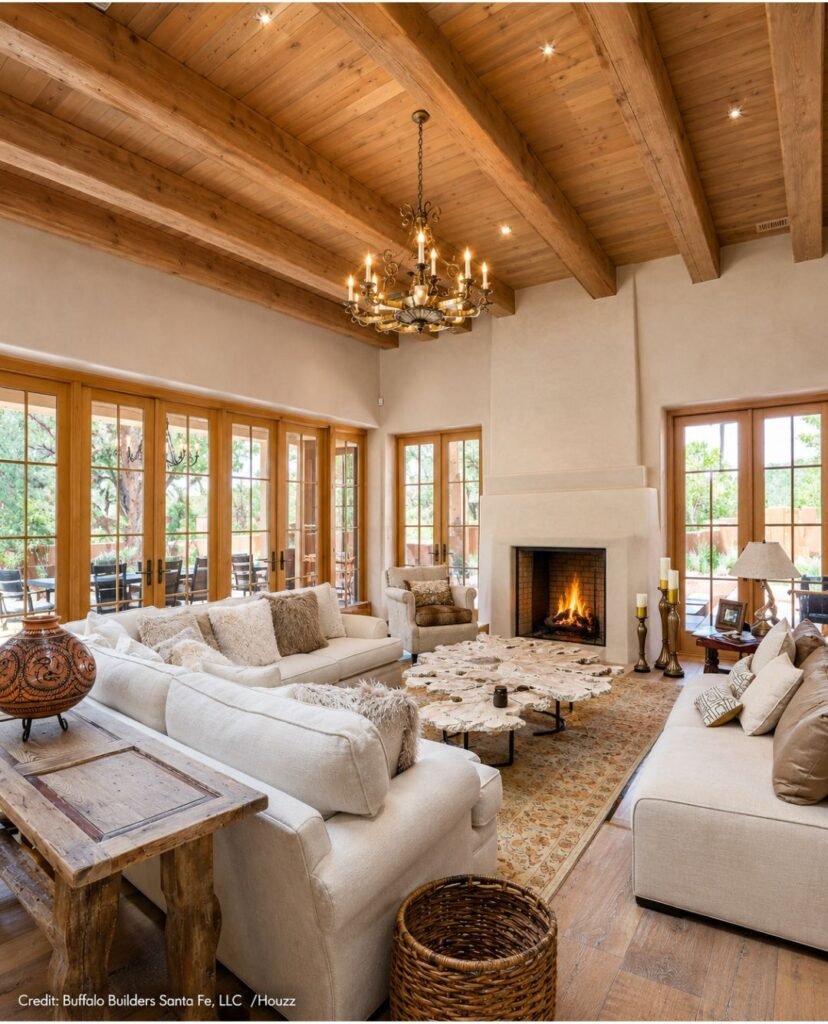 Classic Fireplace Wall Composition
