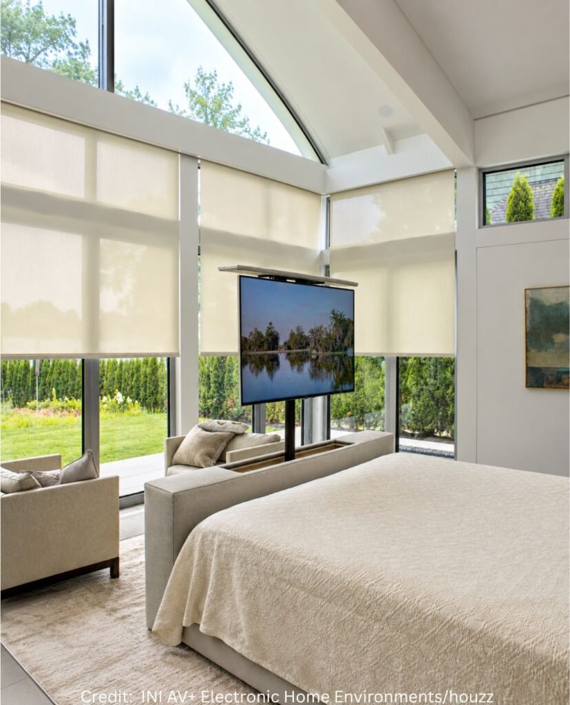 Clean Contemporary Furniture Layout