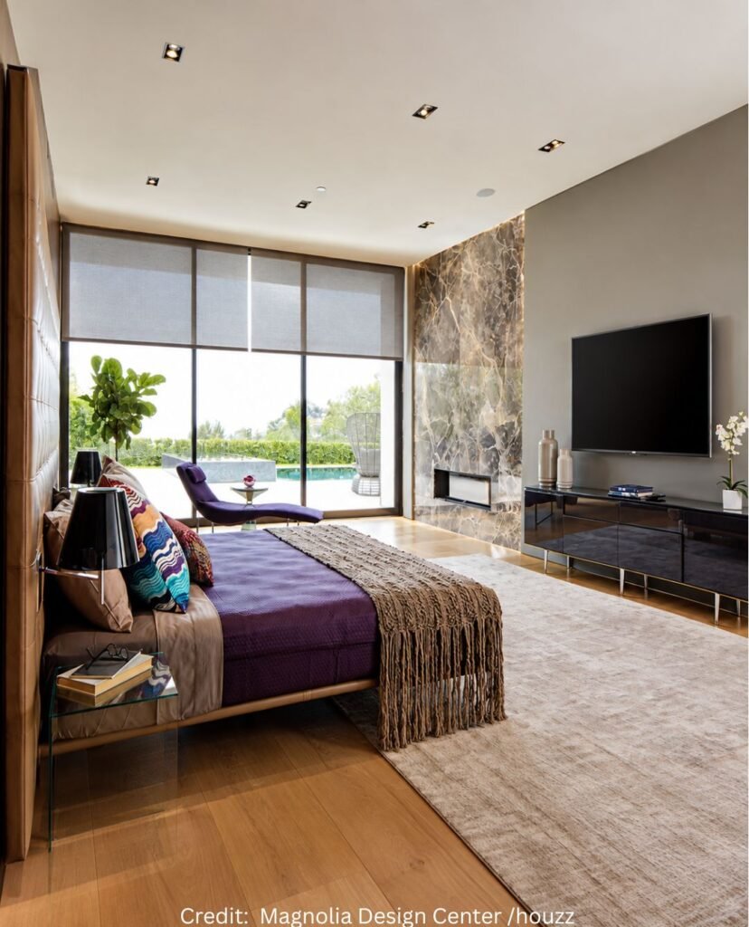 Clean Minimalist Furniture Layout