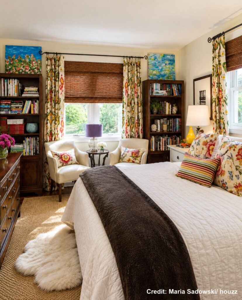 Colorful Floral Curtain Panels