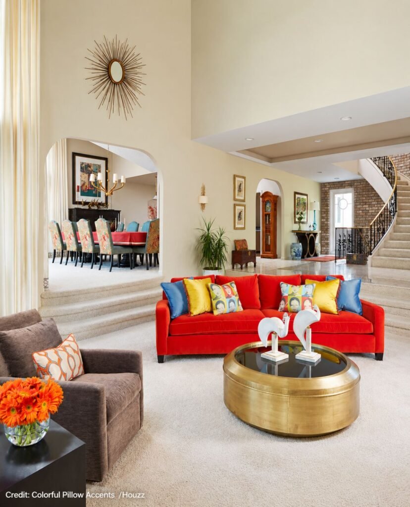 Colorful Pillow Accents