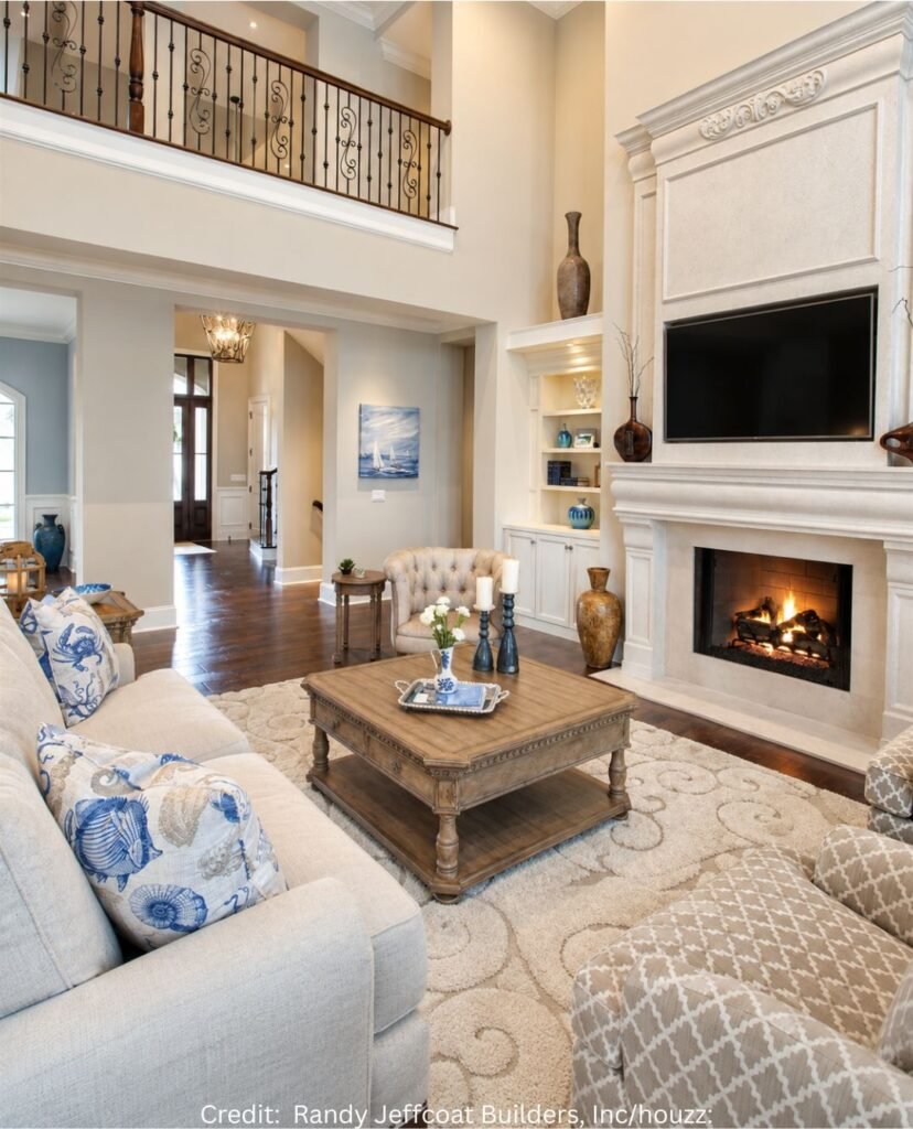 Comfortable Patterned Seating Area