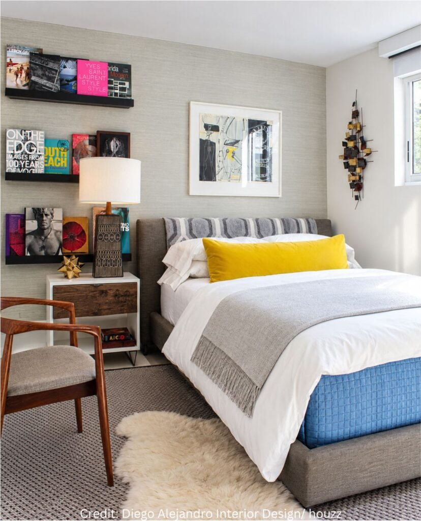 Contemporary Mirrored Nightstands