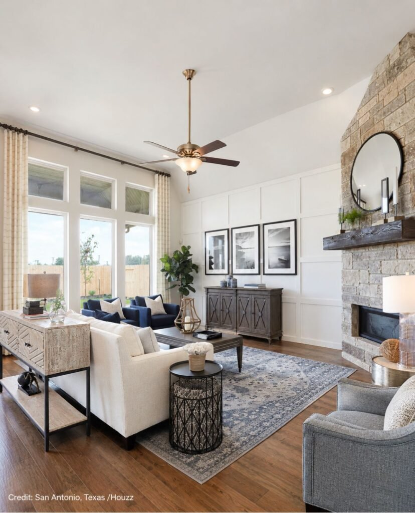 Creamy Linen Sofa Arrangement