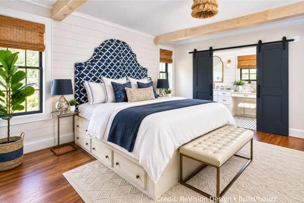 Crisp White Shiplap Walls