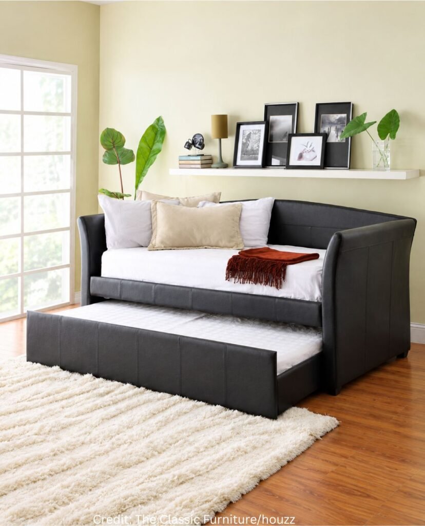Dark Brown Daybed
