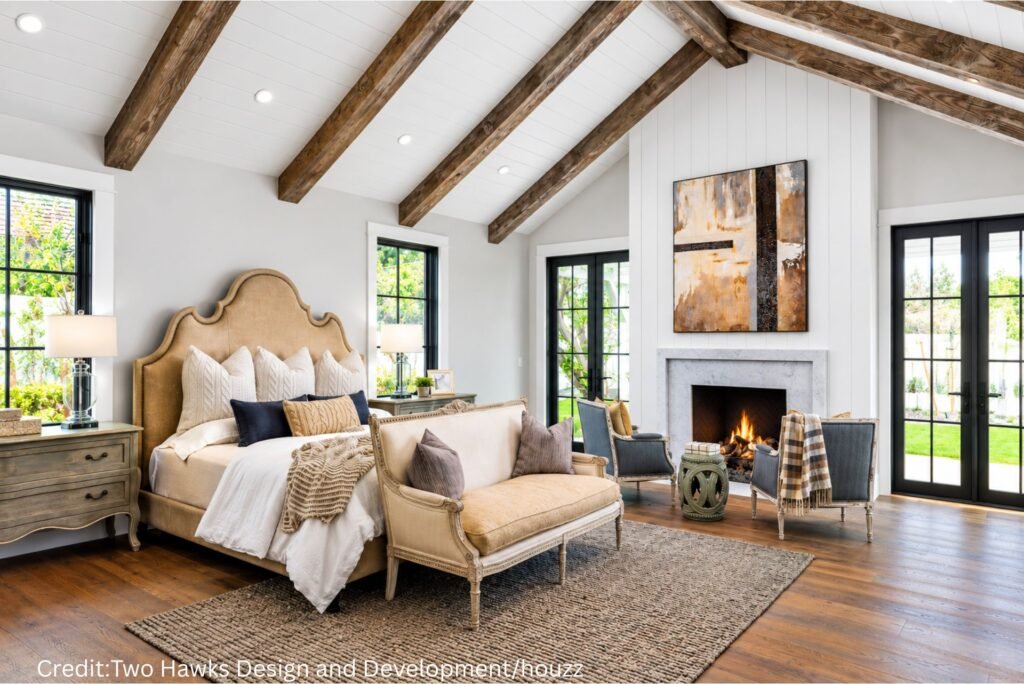 Dark Floor Fireplace