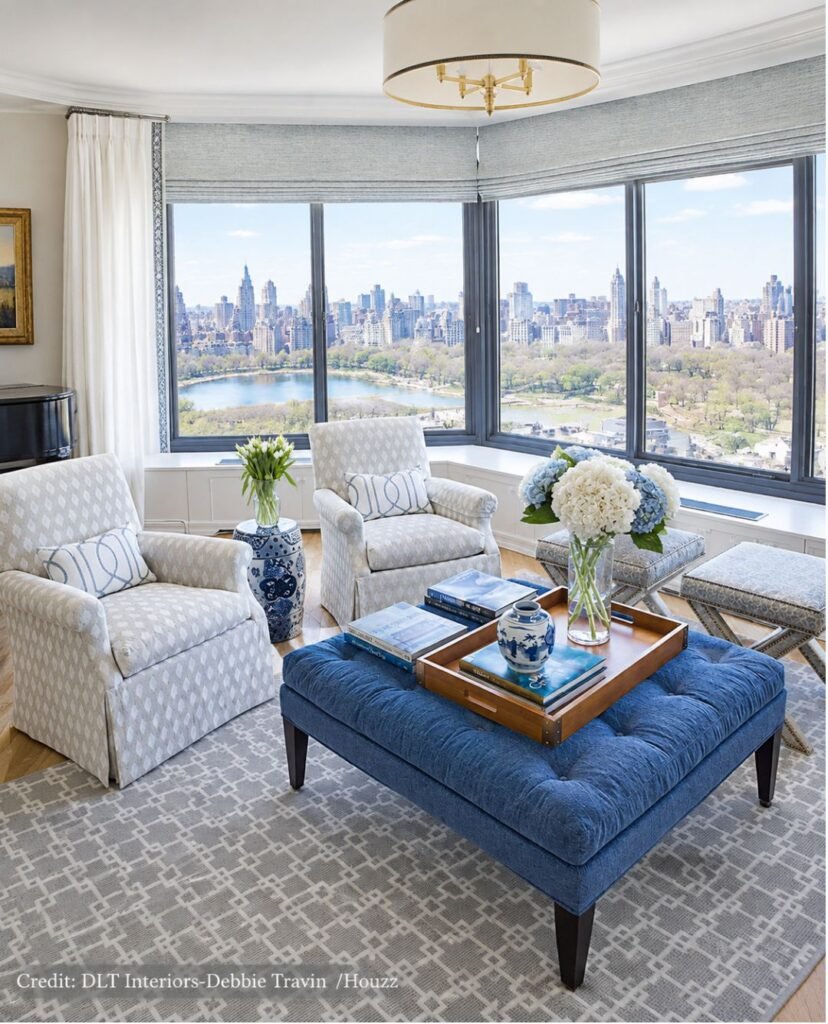 Deep Blue Sofa Color Story