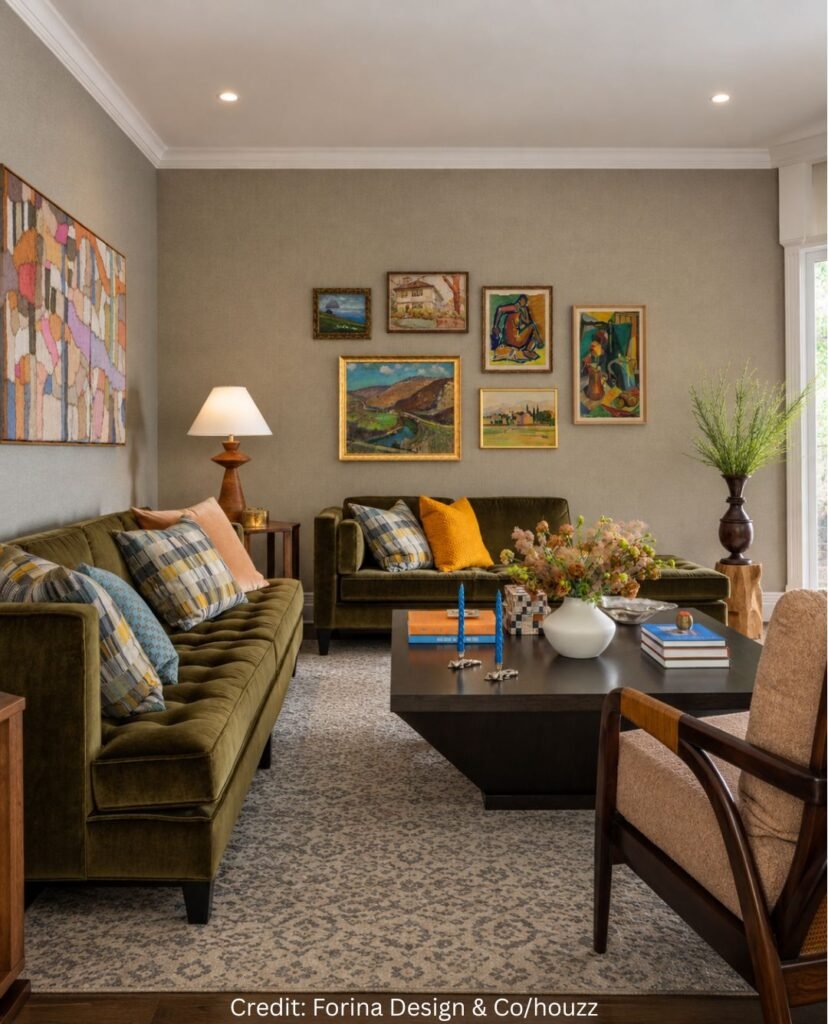 Elegant Symmetrical Seating Layout
