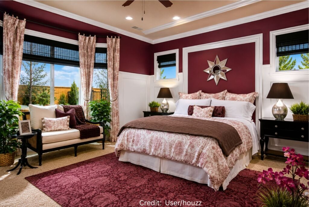 Elegant Upholstered Sleeping Area