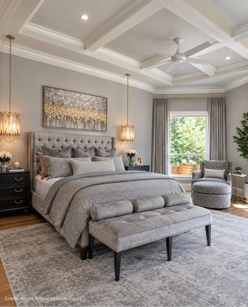 Elegant Wainscot Wall Accents