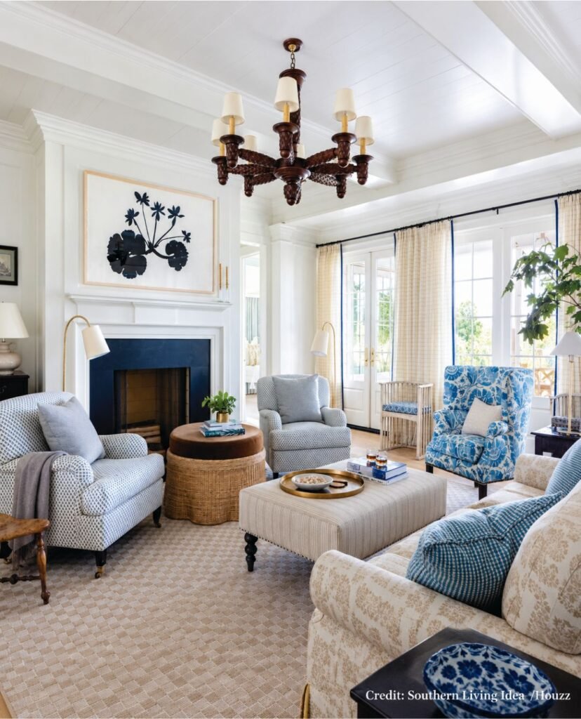Floral Upholstery And Accent Seating
