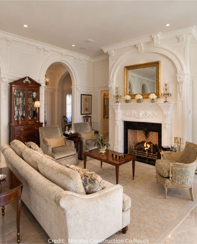 Formal Upholstered Seating Layout