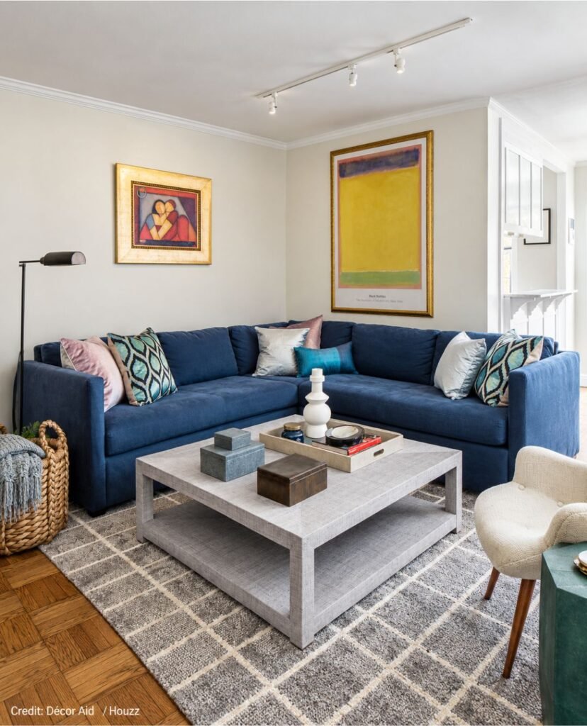 Geometric Area Rug Floor Accent