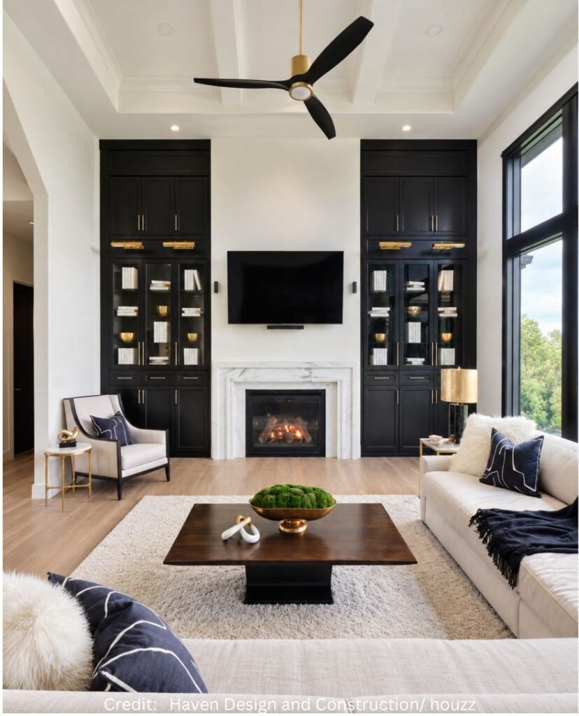 Marble Fireplace Centerpiece