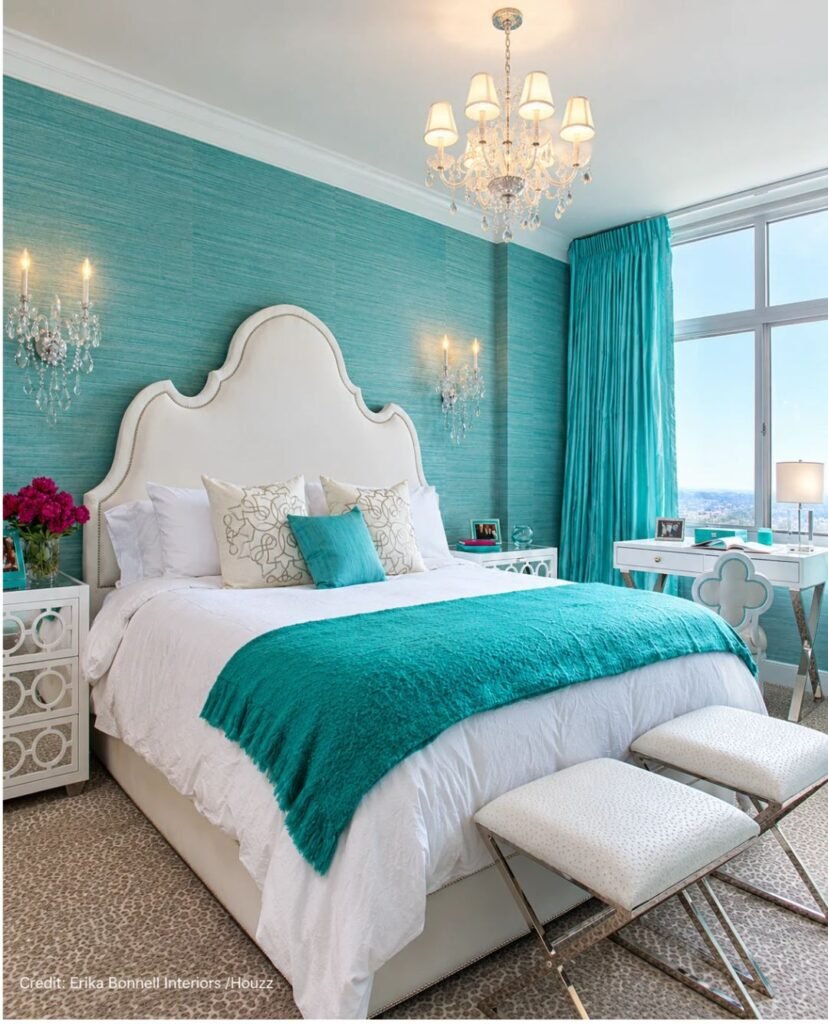 Mirrored Nightstands Beneath