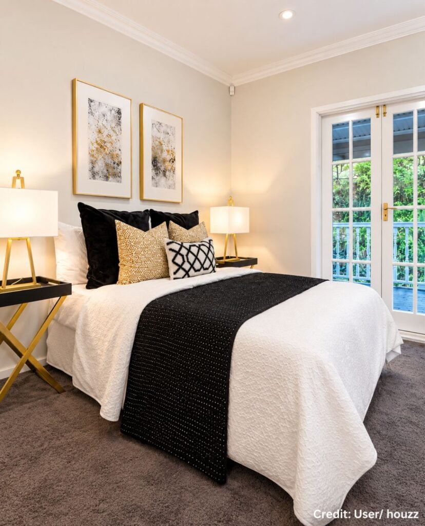 Monochrome Bedside Styling