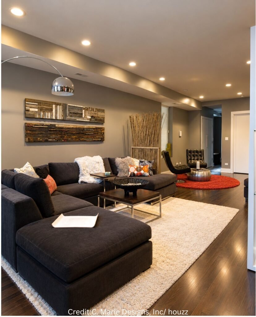 Open Concept Lounge Composition