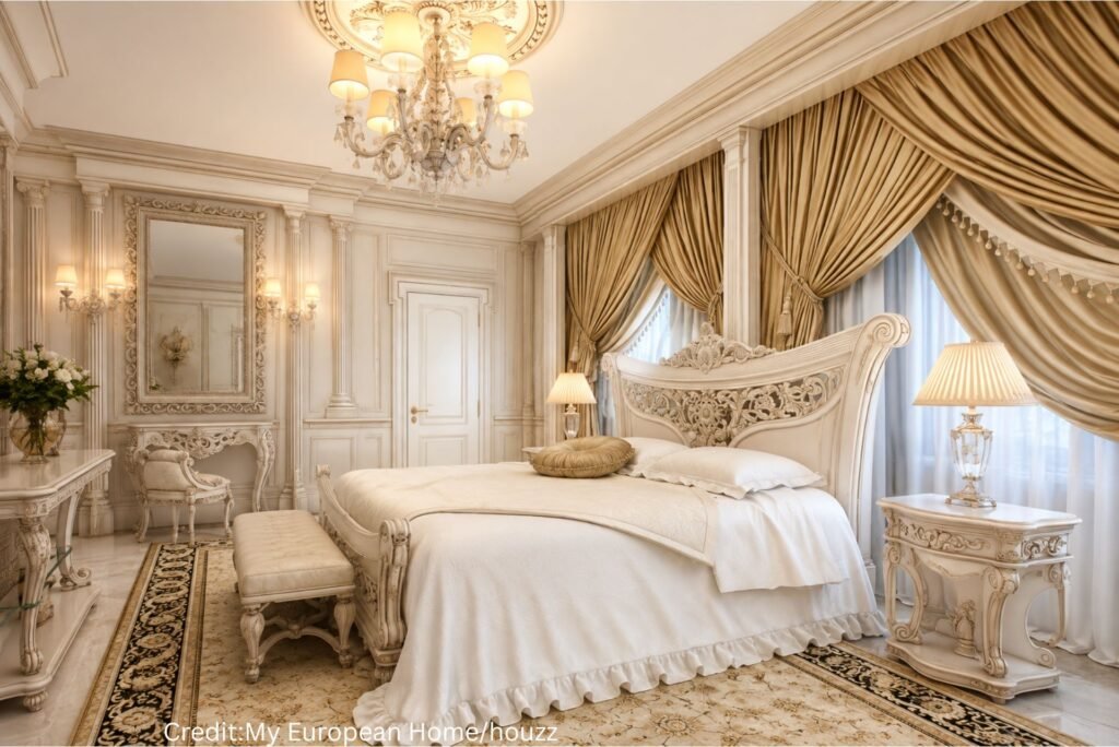 Opulent Bedside Table Details