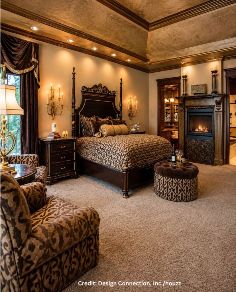 Ornamental Silver Nightstands
