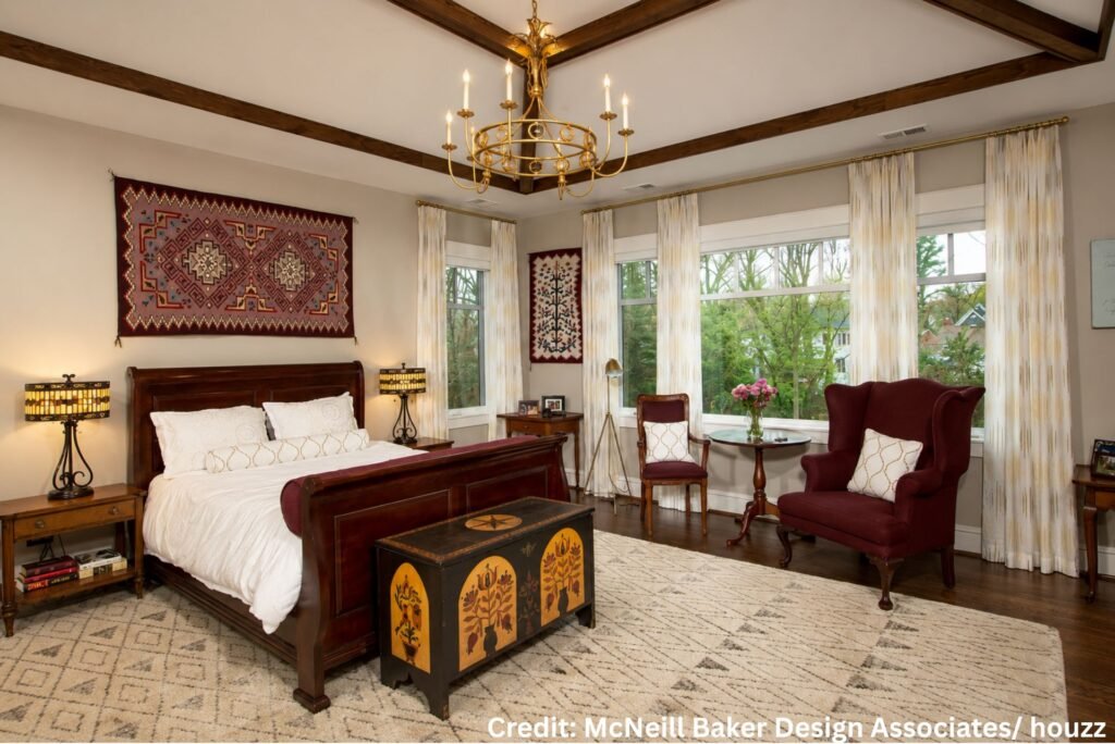 Ornate Bedside Lamp Pair