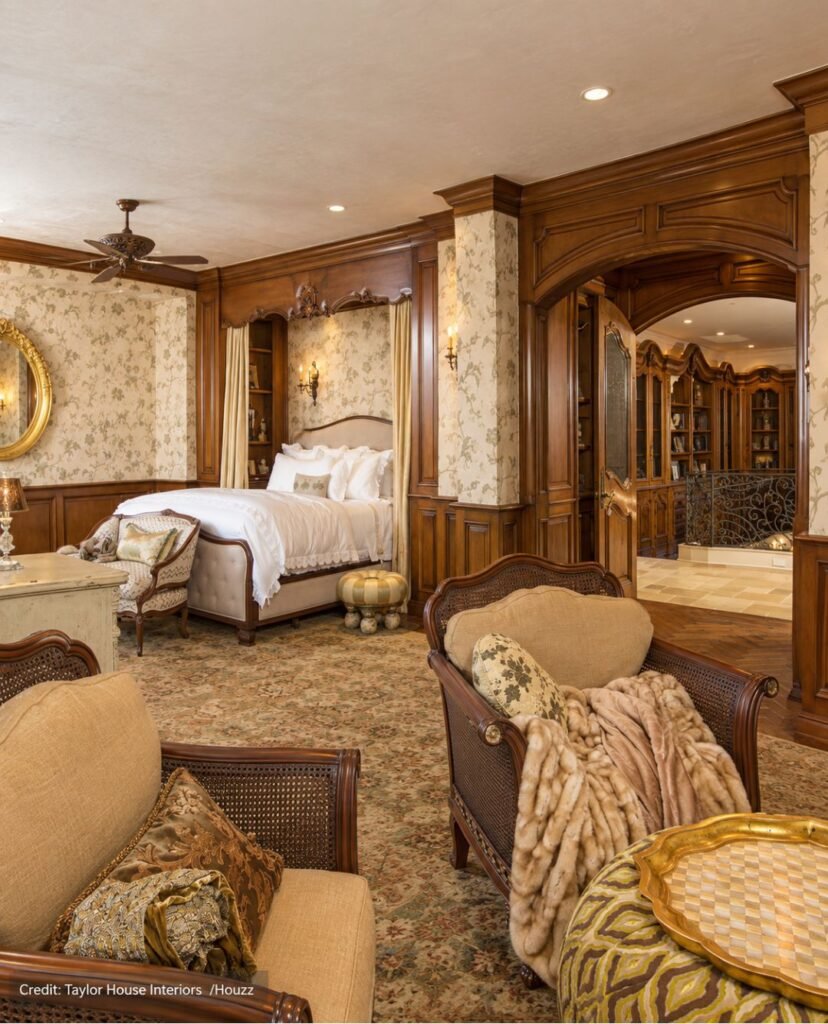 Ornate Mahogany Bed