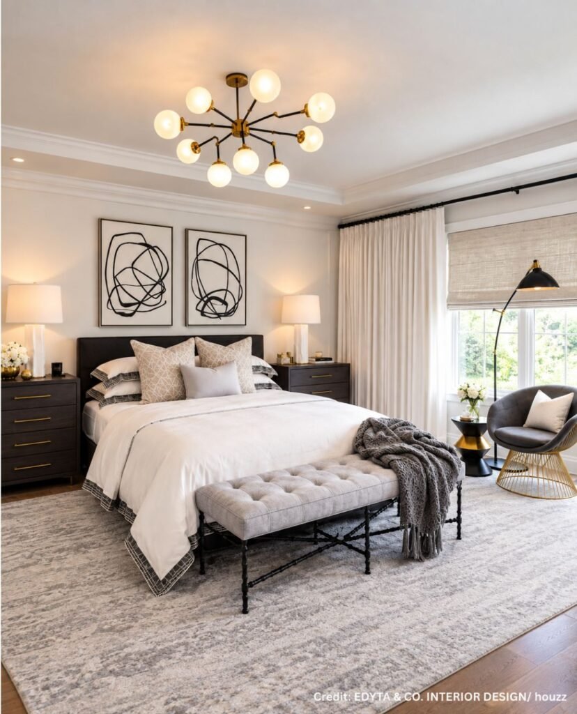 Oversized Gray Carpet Area