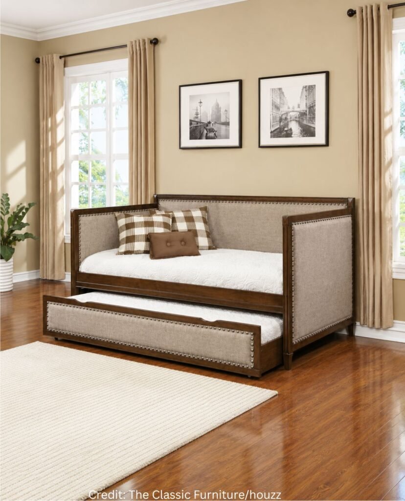 Padded Daybed Sophistication