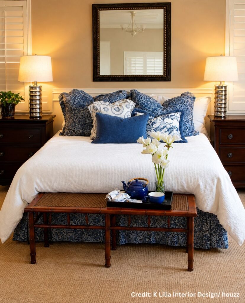 Paisley Bedding Arrangement