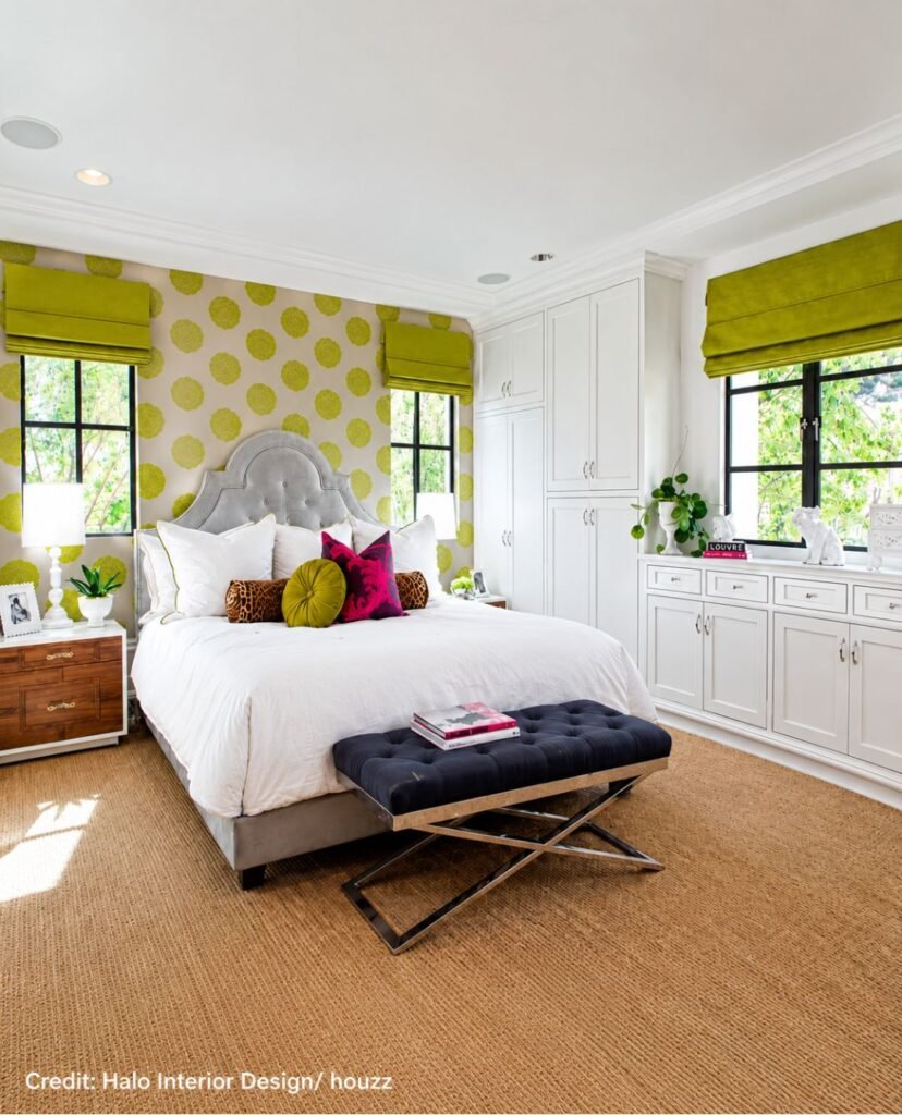 Plum Ottoman Bed Accent