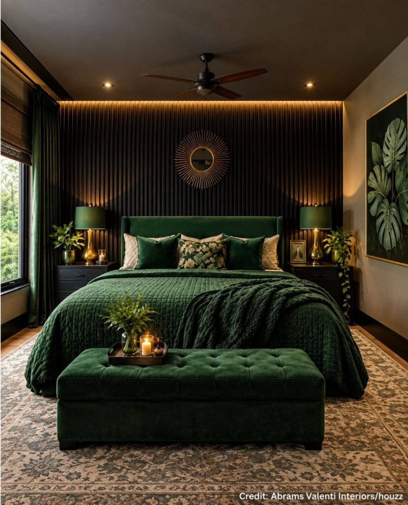 Plush Upholstered Bed Frame