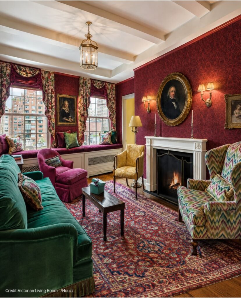 Rich Red Wall Treatment