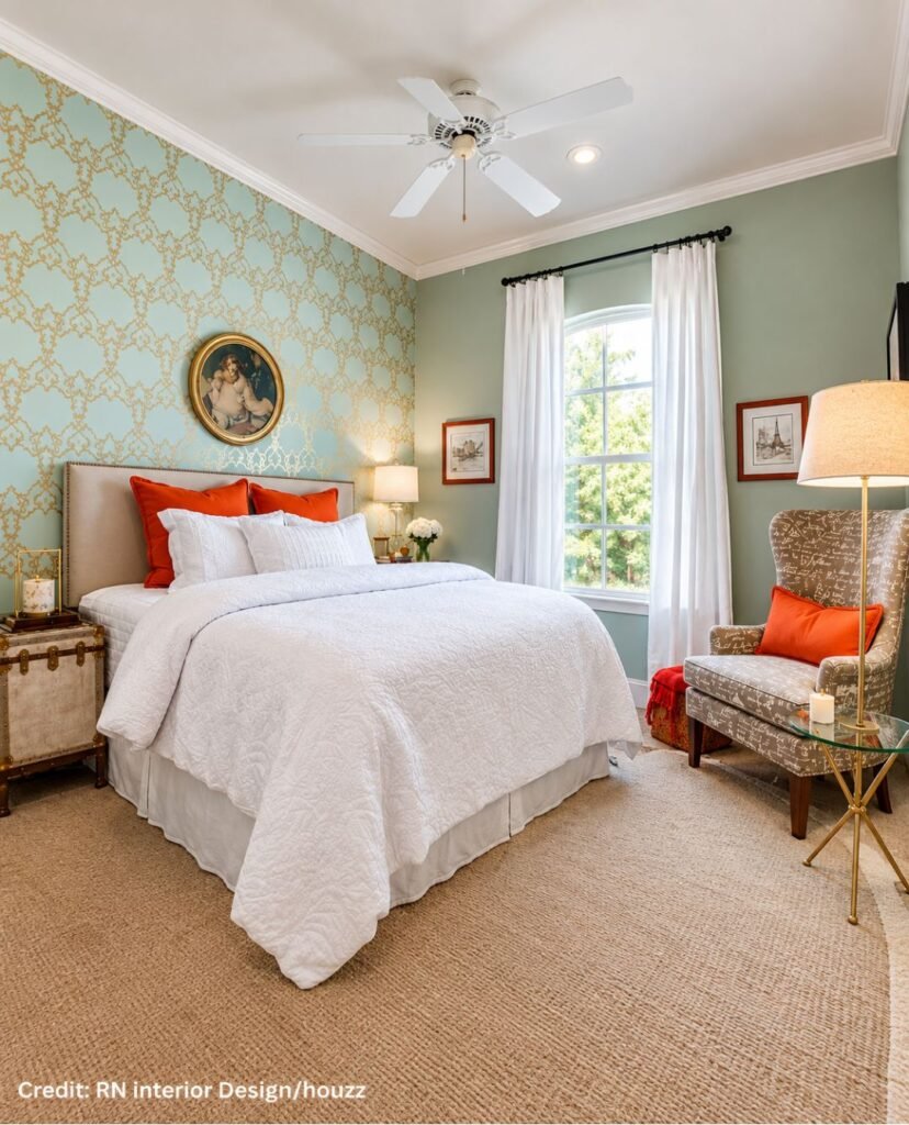 Sage Green Painted Walls