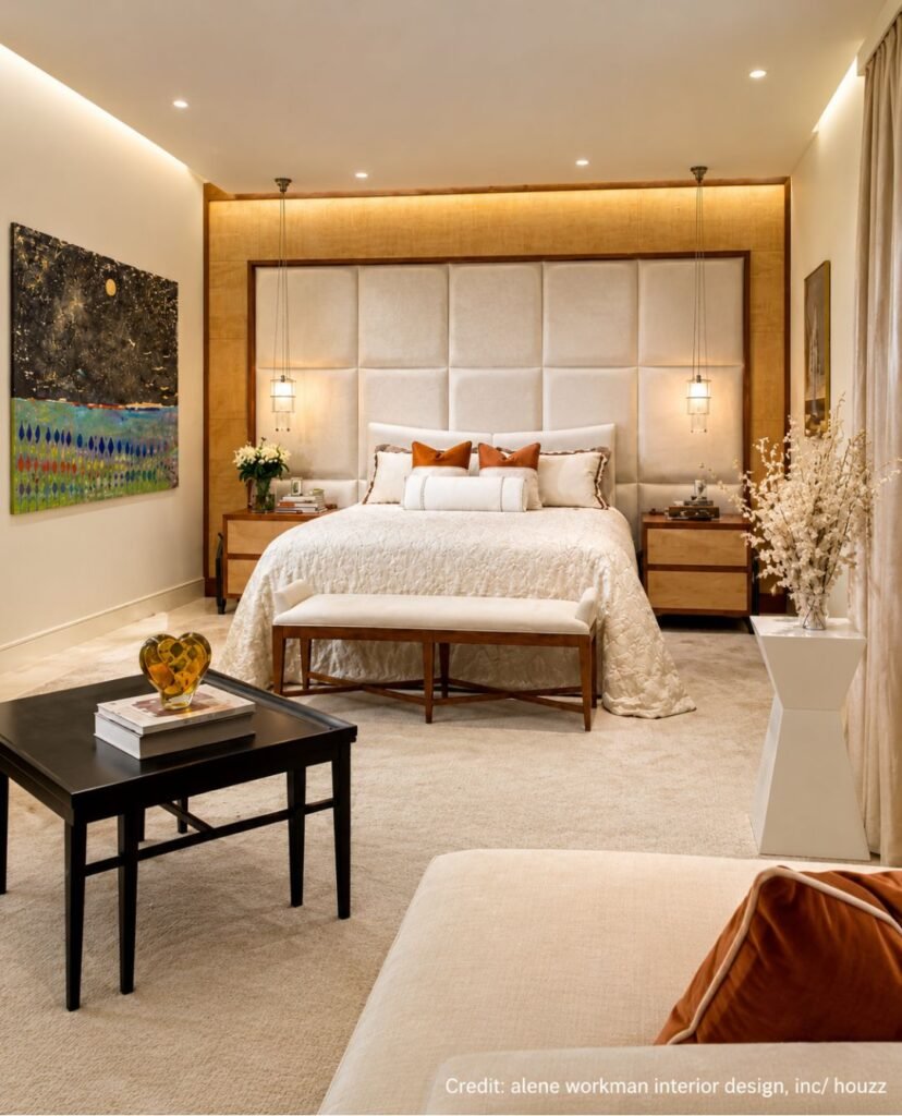 Silk Upholstered Wall Panels