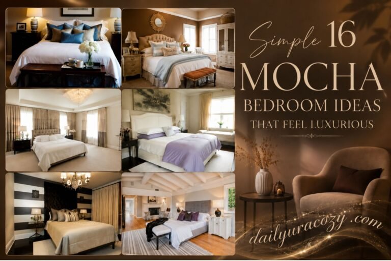 Simple 16 Mocha Bedroom Ideas That Feel Luxurious