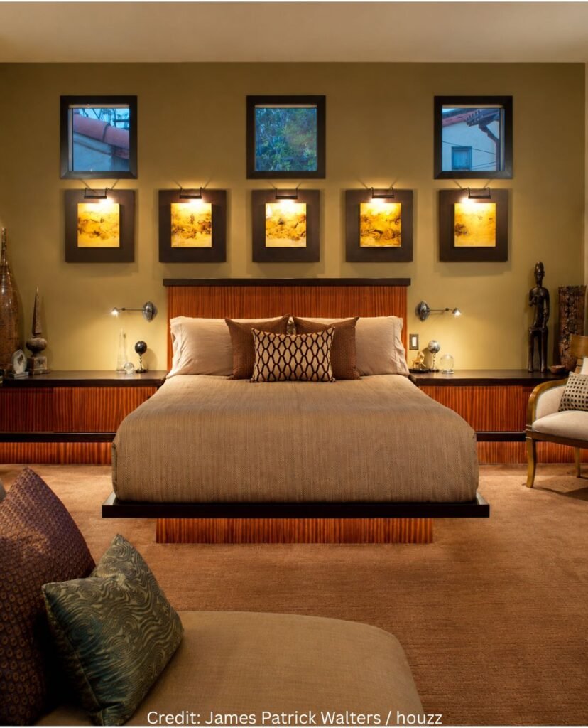 Sleek Upholstered Bed Design