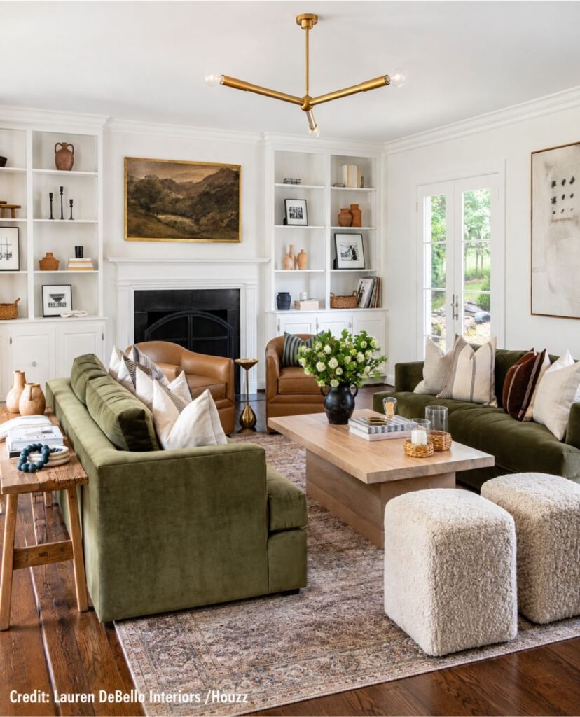 Softly Coordinated Furniture Arrangement