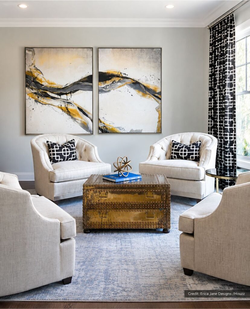 Tailored Sofa And Chair Grouping