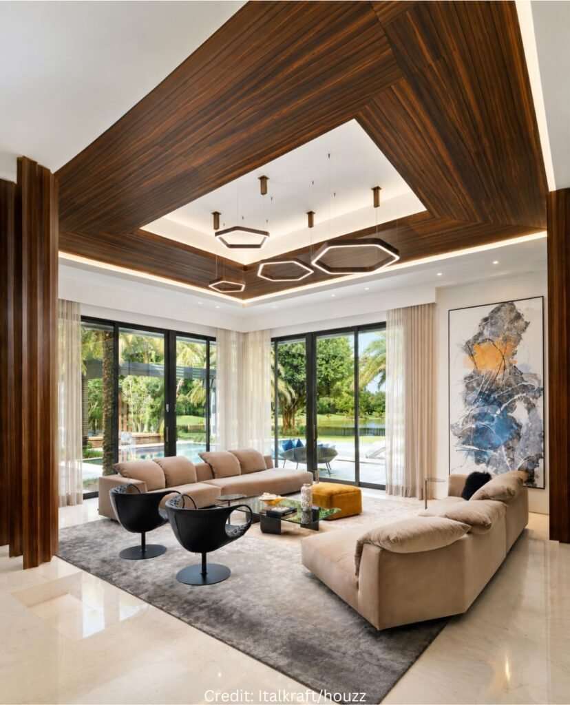 Textured Paneling With Clean Lines