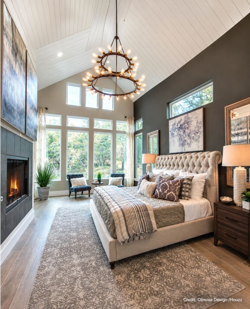 Tile Fireplace Surround