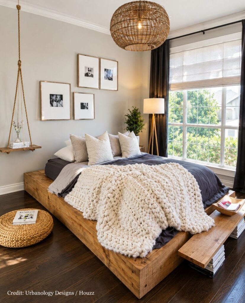 Tufted Linen Headboard